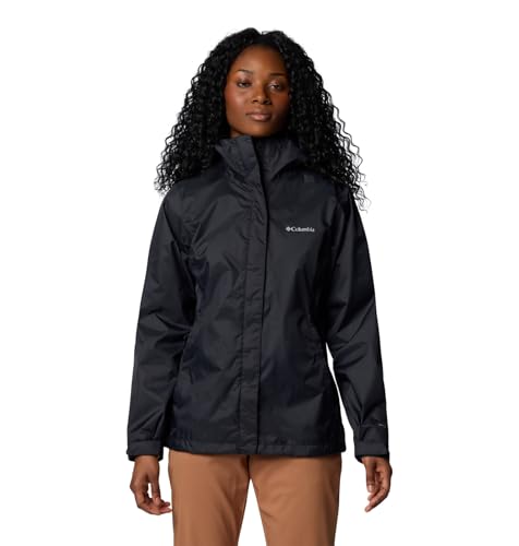 Columbia Arcadia II Damen Regenjacke, schwarzes, XS von Columbia