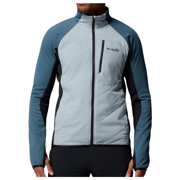 Columbia - Arctic Crest Hybrid Full Zip - Fleecejacke Gr XL grau von Columbia