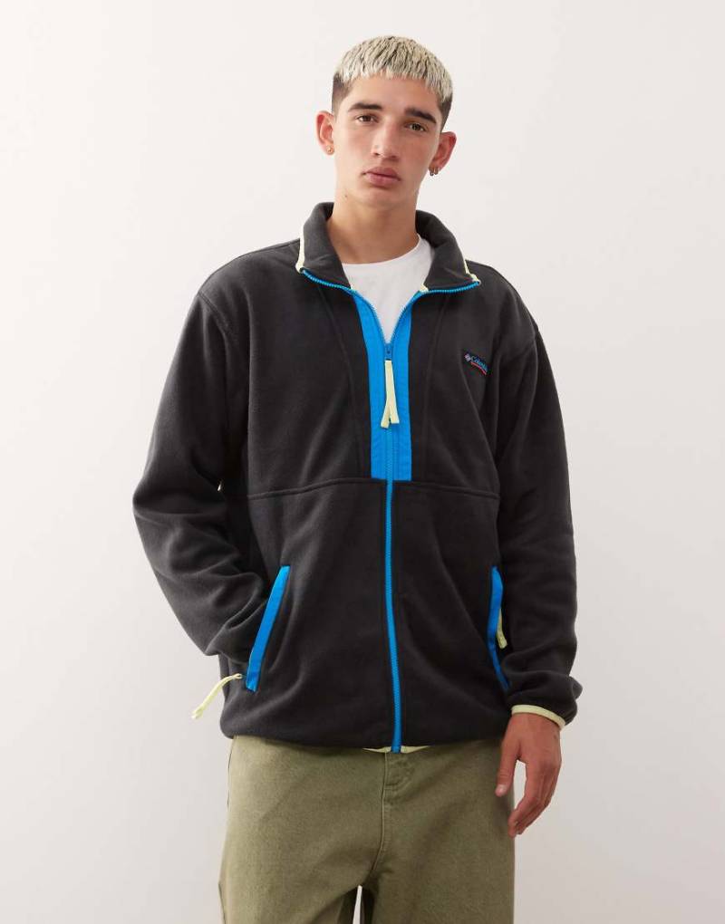 Columbia - Backbowl II - Fleece-Jacke in Schwarz und Blau mit Reißverschluss Columbia - Backbowl II - Fleece-Jacke in Schwarz und Blau mit Reißverschluss von Columbia