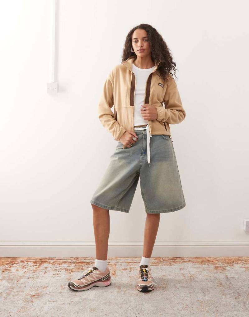 Columbia - Backbowl II - Jacke aus Fleece in Beige mit Reißverschluss-Neutral Columbia - Backbowl II - Jacke aus Fleece in Beige mit Reißverschluss-Neutral von Columbia