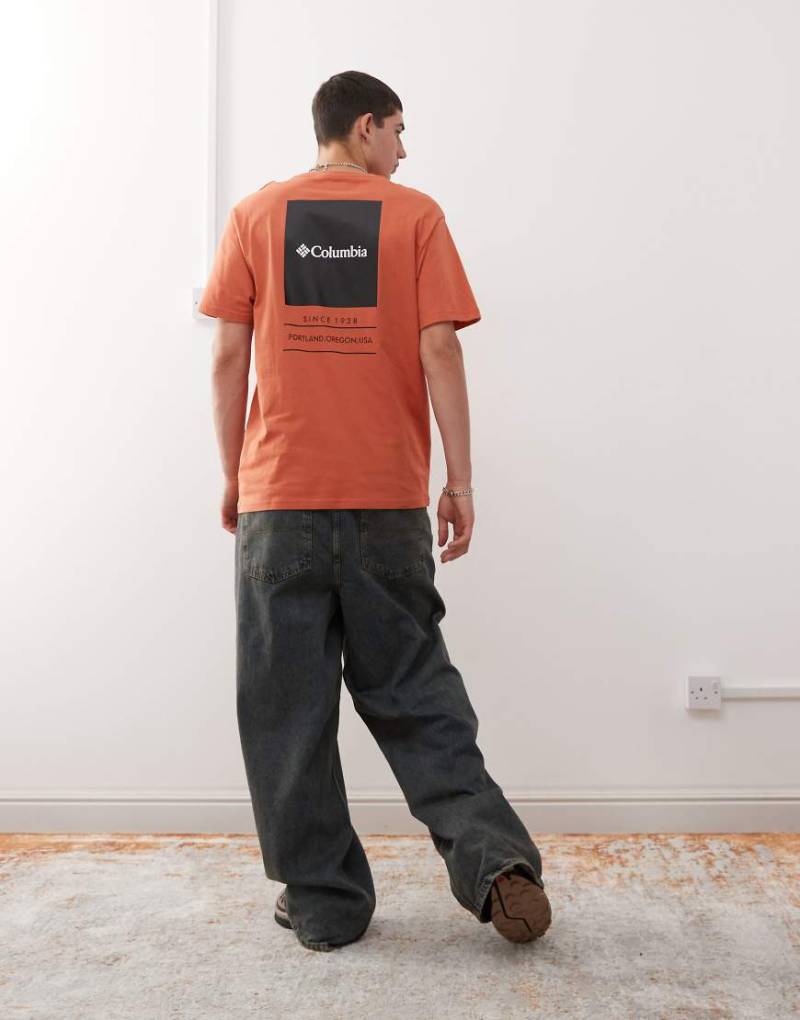 Columbia - Barton Springs - T-Shirt in Rot mit Print von Columbia