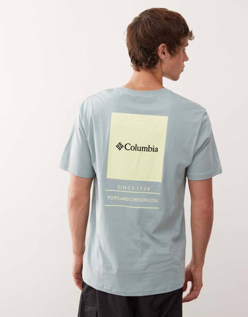 Columbia - Barton Springs - T-Shirt in Blau mit Print von Columbia