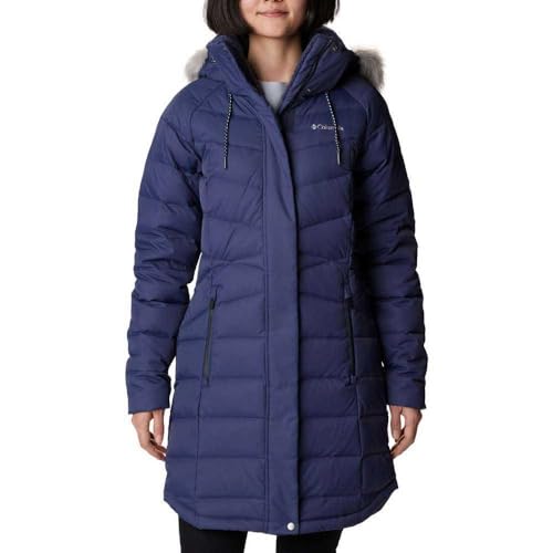 Columbia Damen Belle Isle Mid Down Jacket Jacke, blau, 38 von Columbia