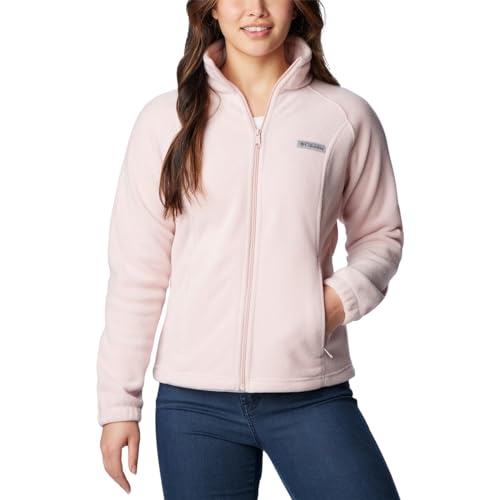 Columbia Damen Benton Springs Full Zip Baby Jacke, Rosa (Dusty Pink), Large von Columbia