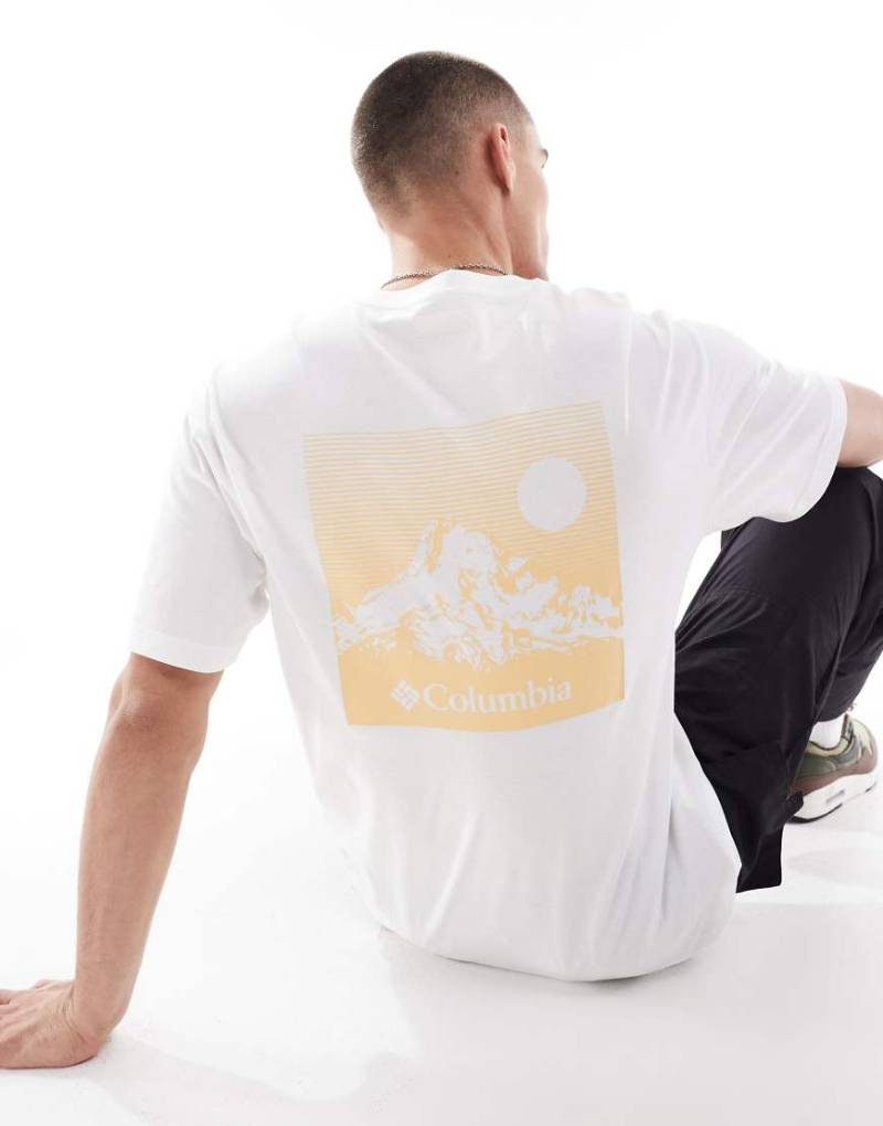 Columbia - Butte - T-Shirt in Weiß mit Grafikprint von Columbia