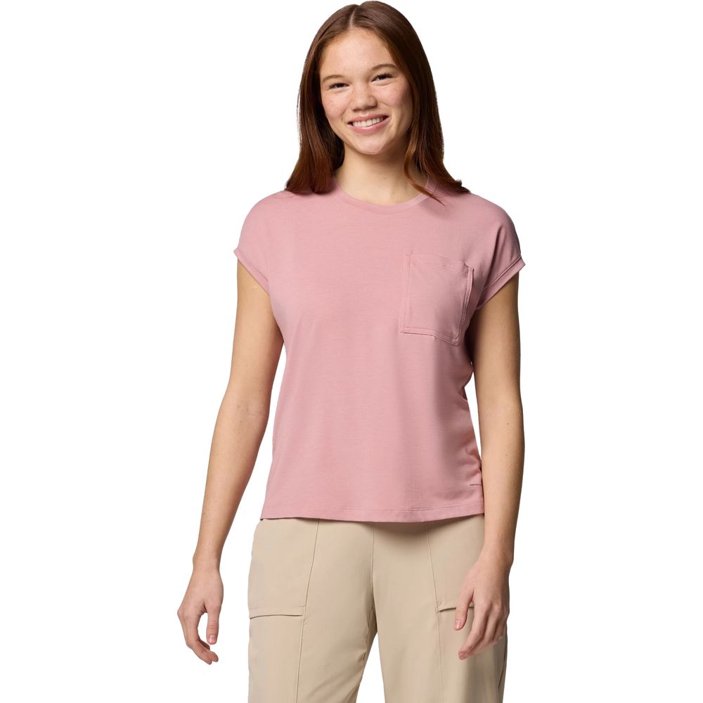 Columbia Boundless Trek Damen T-Shirt eraser pink S von Columbia