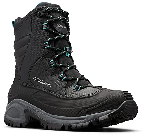 Columbia Bugaboot III WP wasserdichte Schneestiefel für Damen, Schwarz (Black x Pacific Rim), 43 EU von Columbia