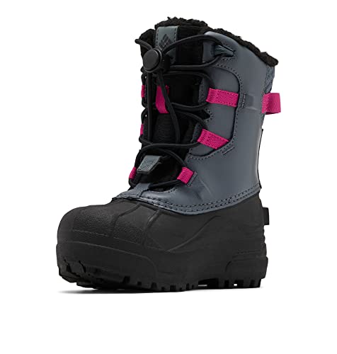 Columbia Bugaboot Celsius Winterstiefel für Kinder, Grau (Graphite x Wild Fuchsia), 25 EU von Columbia