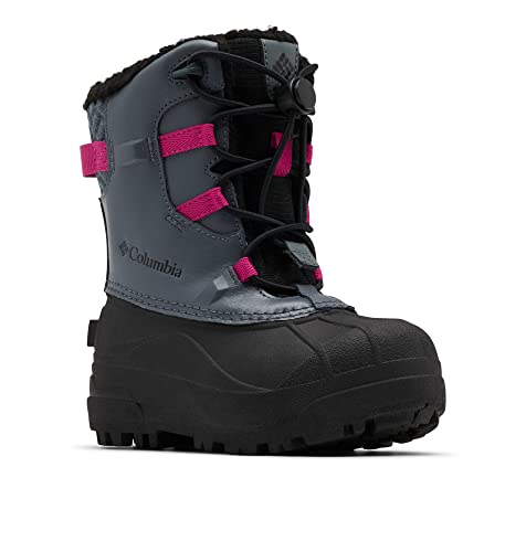 Columbia Bugaboot Celsius Winterstiefel für Kinder, Grau (Graphite x Wild Fuchsia), 25 EU von Columbia