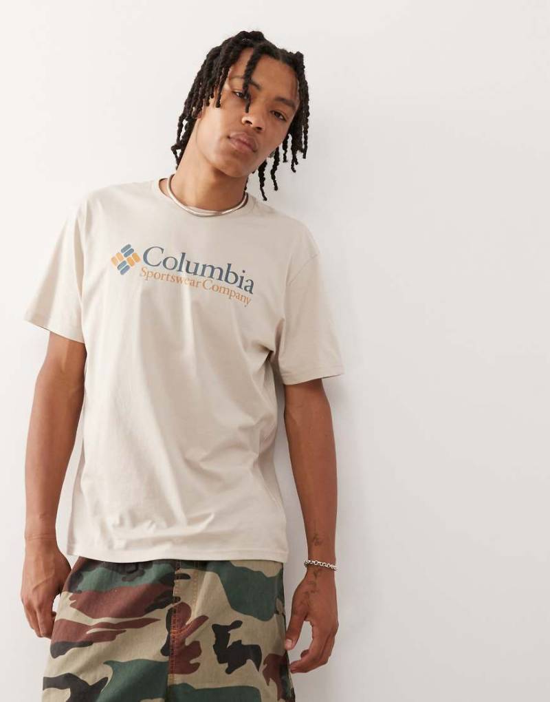 Columbia - CSC - Basic-T-Shirt in Beige mit Logo-Neutral Columbia - CSC - Basic-T-Shirt in Beige mit Logo-Neutral von Columbia