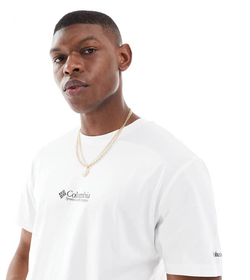Columbia - CSC - Basic-T-Shirt in Weiß mit Logo, exklusiv bei ASOS von Columbia