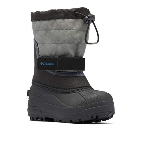 Columbia Childrens Powderbug Plus Ii, Unisex-Kinder Schneestiefel, Schwarz (Black, Hyper Bl 010), 25 EU von Columbia