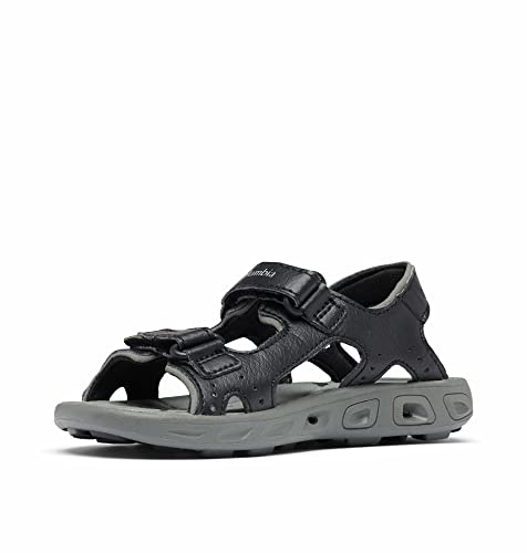 Columbia Childrens Techsun Vent Trekkingsandalen für Unisex Kinder, Schwarz (Black x Columbia Grey), 26 EU von Columbia