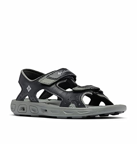 Columbia Childrens Techsun Vent Trekkingsandalen für Unisex Kinder, Schwarz (Black x Columbia Grey), 28 EU von Columbia