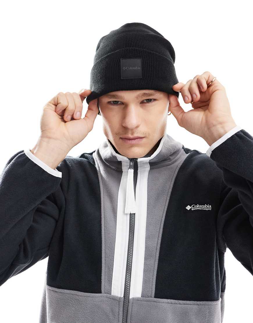 Columbia - City Trek - Beanie aus schwerem Strickmaterial in Schwarz von Columbia