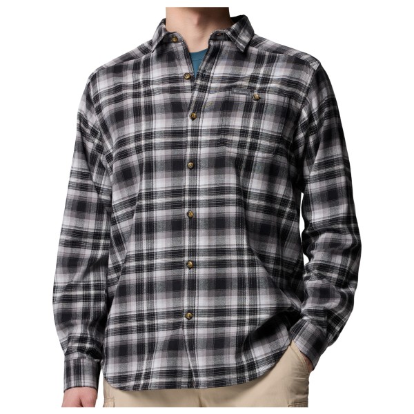 Columbia - Cornell Woods Flannel Long Sleeve Shirt - Hemd Gr L grau von Columbia
