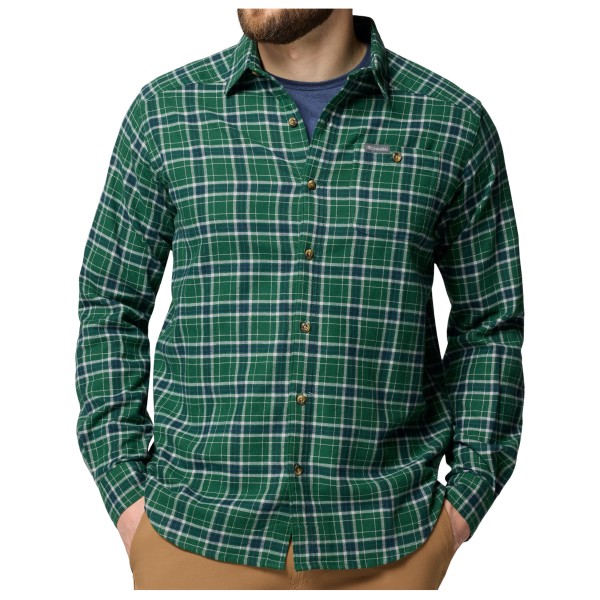 Columbia - Cornell Woods Flannel Long Sleeve Shirt - Hemd Gr M grün von Columbia