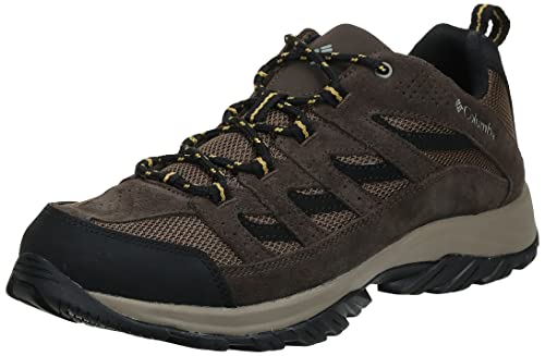 Columbia Herren Crestwood Wanderschuh, Dunkelbraun, Backform, 42 EU Weit von Columbia