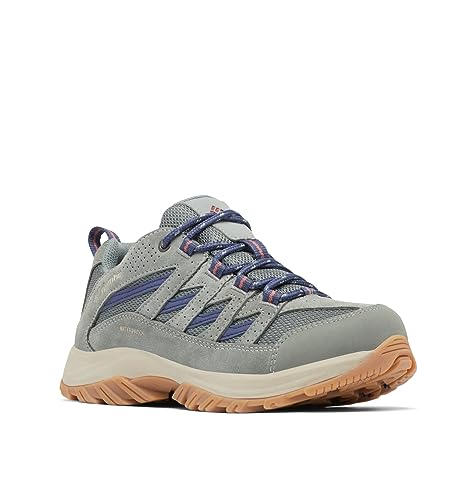 Columbia Crestwood Mid Damen-Wanderschuh, wasserdicht, Sedona Salbei, Rote Beete, 36.5 EU Weit von Columbia