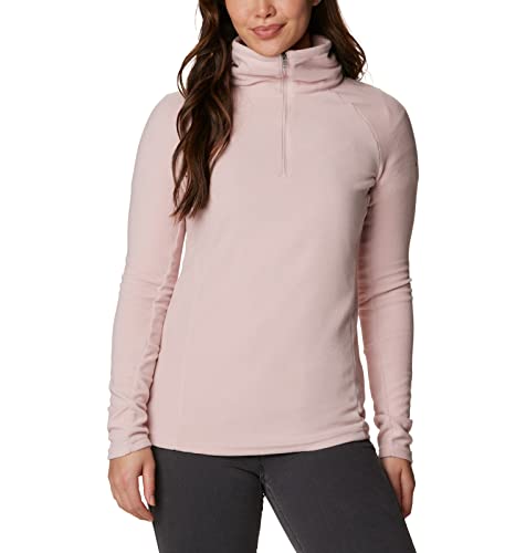 Columbia Damen 1/2 Zip Glacial IV Halber Reißverschluss, rosa-Dusty pink, Large von Columbia