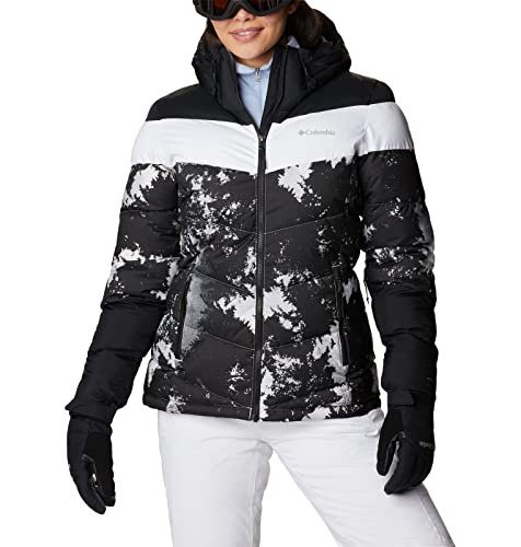 Columbia Damen Abbott Peak Isolierte Jacke, Weiß Lookup Print/Schwarz/Weiß, 2X von Columbia