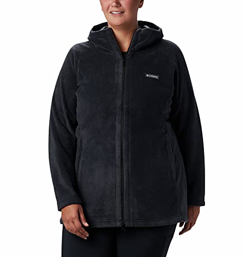 Columbia Damen Benton Springs Ii Long Hoodie Fleecejacke, schwarz, 3X von Columbia