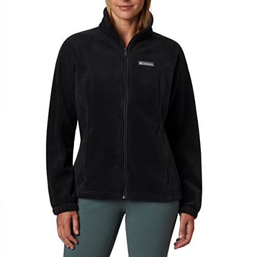 Columbia Damen Benton Springs Fleecejacke, Schwarz, Large Petite von Columbia