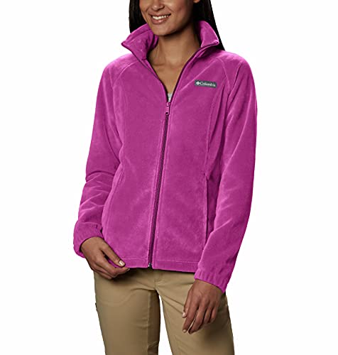 Columbia Damen Benton Springs Full Zip Fleecejacke, Fuchsia, Small Petite von Columbia