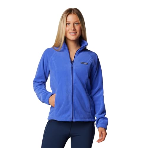 Columbia Damen Benton Springs Full Zip Fleecejacke mit durchgehendem Reißverschluss, Clematis Blau, L von Columbia