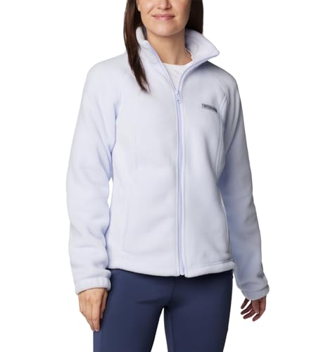 Columbia Damen Benton Springs Full Zip Fleecejacke mit durchgehendem Reißverschluss, Schneeverwehung, XL von Columbia