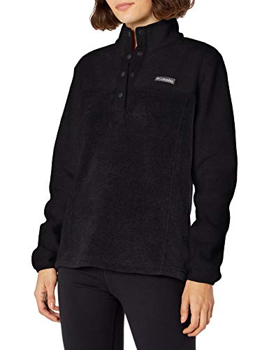 Columbia Damen Benton Springs Half Snap Pullover Fleecejacke, Schwarz, 3X von Columbia