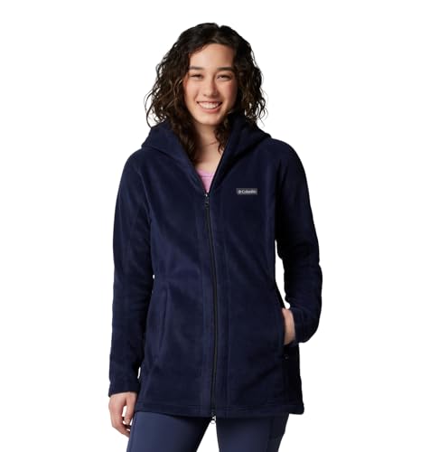 Columbia Damen Benton Springs II Long Hoodie Fleecejacke, Dunkle Nacht, Large von Columbia