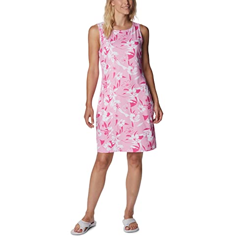 Columbia Damen Chill River Bedrucktes Kleid, Wild Rose/Pop Flora Tonal, Medium von Columbia