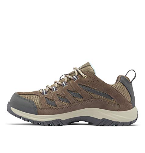 Columbia Damen Crestwood Waterproof Wanderschuhe, Bergsteigen und Trekking Frau, Kiesel/Sauerstoff, 41 EU von Columbia