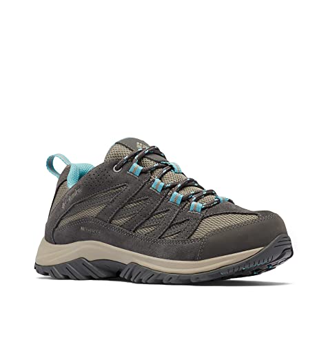 Columbia Crestwood WP wasserdichte Wanderschuhe für Damen, Schwarz (Kettle x Dark Grey), 36.5 EU von Columbia