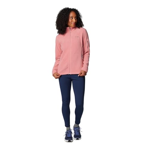 Columbia Damen Fast Trek 2 Jacke Fleecejacke mit durchgehendem Reißverschluss, Rosa Agave, XXL von Columbia