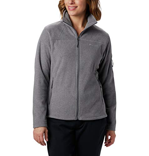 Columbia Damen Fast Trek Fleece Vest Old Fleecejacke, City Grey Heather, 3X von Columbia