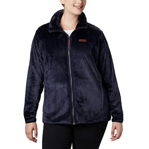 Columbia Damen Fire Side II Sherpa Fz Fleecejacke, Dunkle Nacht, 3X-Large von Columbia