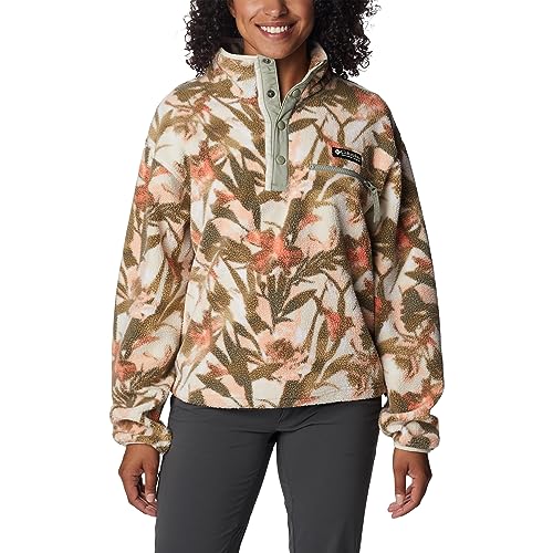 Columbia Damen Fleecepullover Helvetia Chalk-Floriculture XS von Columbia