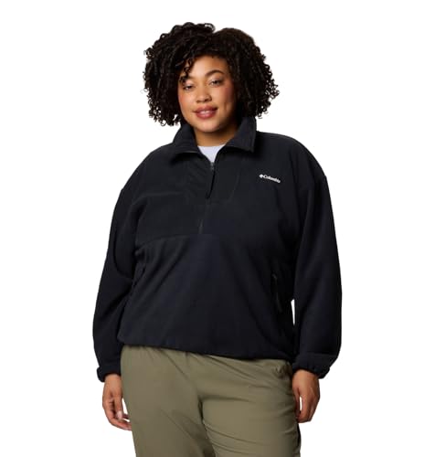Columbia Sequoia Grove Fleece mit halbem Reißverschluss für Damen, Schwarz, S von Columbia