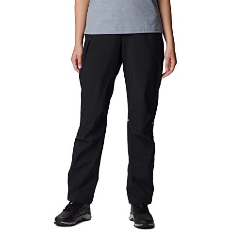 Columbia Damen Hazy Trail Regenhose Wanderhose, Schwarz, X-Small Long von Columbia