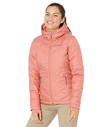 Columbia Damen Heavenly Kapuzenjacke, Dunkle Koralle, 48 von Columbia