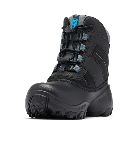 Columbia Rope Tow 3 Waterproof wasserdichte Winterstiefel für Kinder, Schwarz (Black x Dark Compass), 38 EU von Columbia