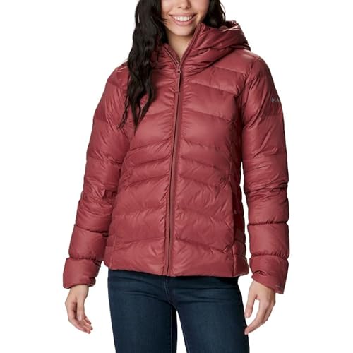 Columbia Damen Herbst Park Down Hooded Jacket Jacke, rot, 36 von Columbia