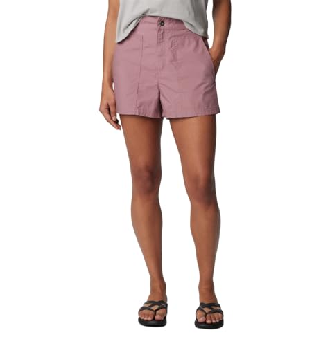 Columbia Damen Holly Hideaway Washed Out Shorts, Feige, 42 von Columbia