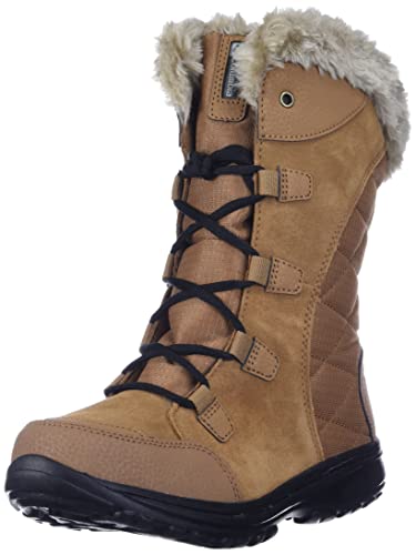 Columbia Damen Ice Maiden II Schneestiefel, Elk, Schwarz, 37 EU von Columbia