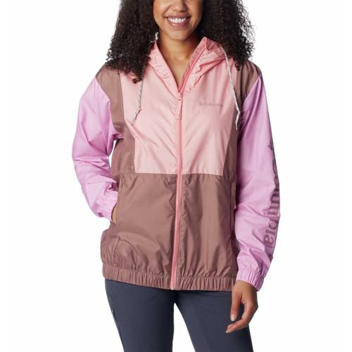 Columbia Damen Kapuzenjacke Lily Basin salmonrose-cosmos-fig S von Columbia