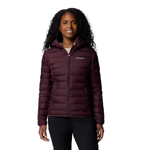 Columbia Women's Lake 22 II Down Hooded Jacket Daunenjacke mit Kapuze, Moonvista, S von Columbia