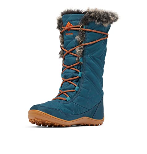 Columbia Damen Minx Mid III Schneestiefel, Night Wave/River Blue, 36 EU Weit von Columbia