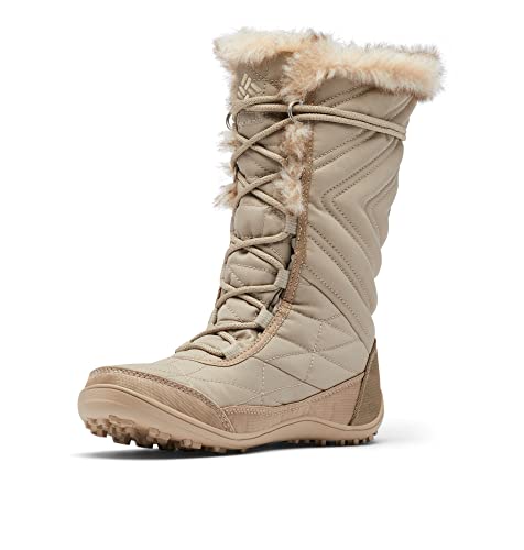 Columbia Minx Mid III wasserdichte Schneestiefel für Damen, Braun (Oxford Tan x Ancient Fossil), 37 EU von Columbia